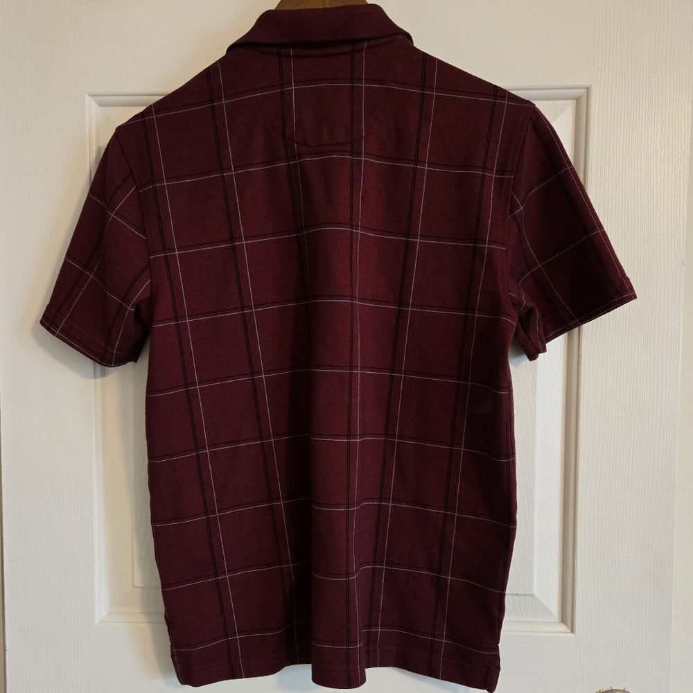 Men's Van Heusen Purple and Maroon Polo Shirts Set - Picture 5 of 9